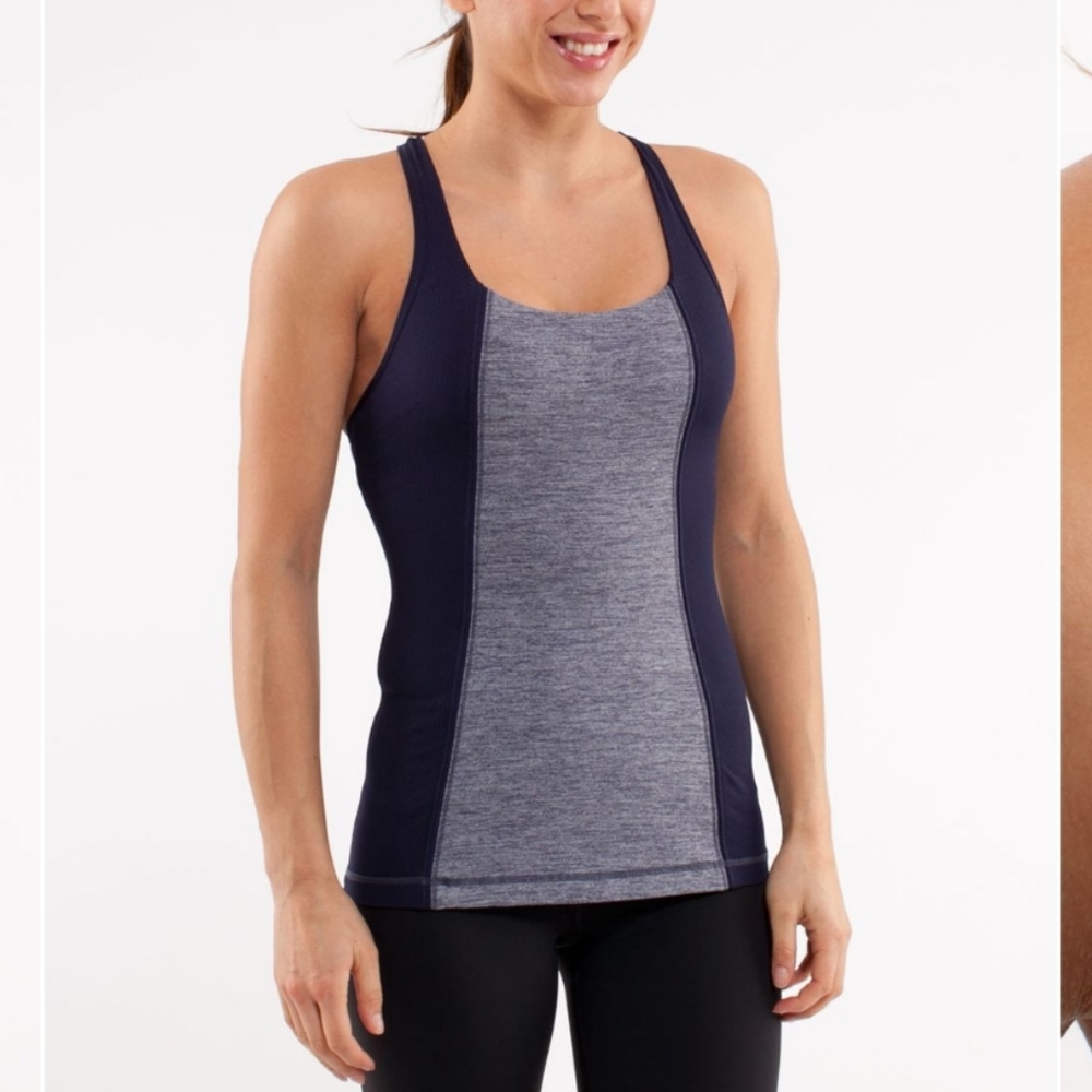 Lululemon Get Fit Tank Size 8 Grey